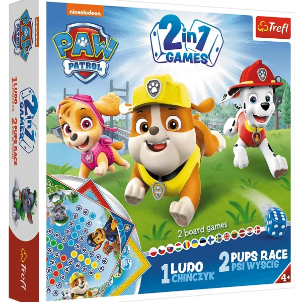 Gra 2w1 Chińczyk. Paw Patrol - najniższa cena