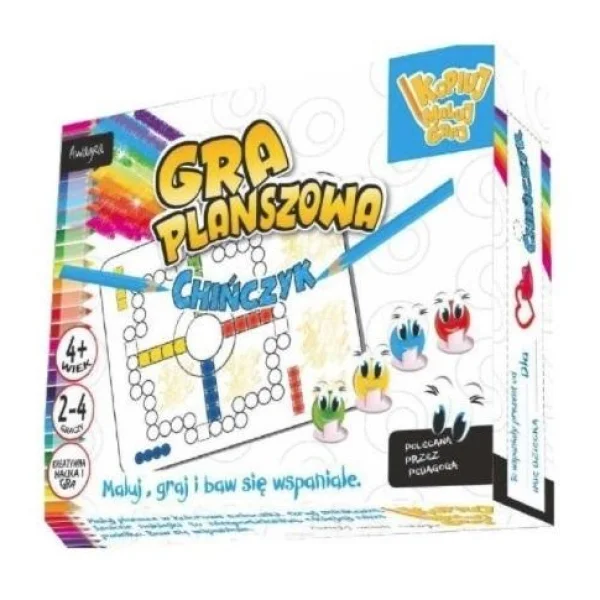 Gra Chińczyk. Kopiuj, maluj, graj - najniższa cena