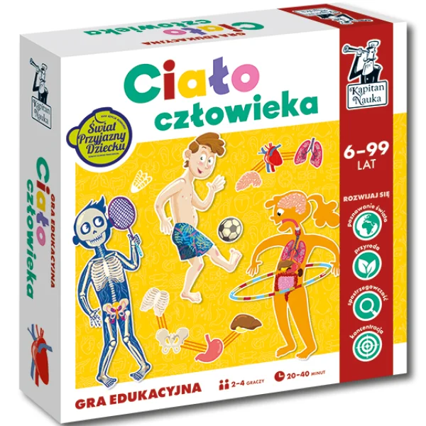 Gra planszowa Ciało człowieka. Kapitan Nauka - aktualna promocja i cena