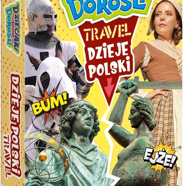 Gra Dzieciaki kontra Dorośli Travel. Dzieje Polski - najniższa cena