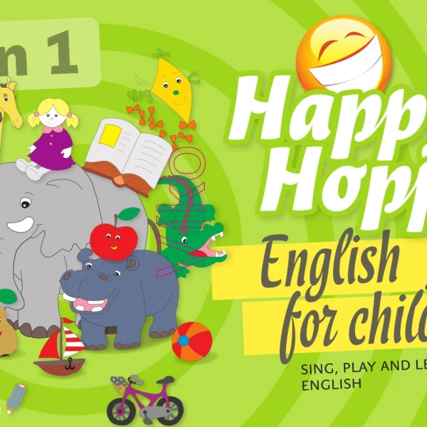 Gra planszowa Happy Hoppy English for children 5w1 - aktualna promocja i cena