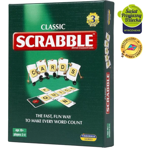Gra planszowa Scrabble (edycja polska) - Wersja odnowiona - aktualna promocja i cena