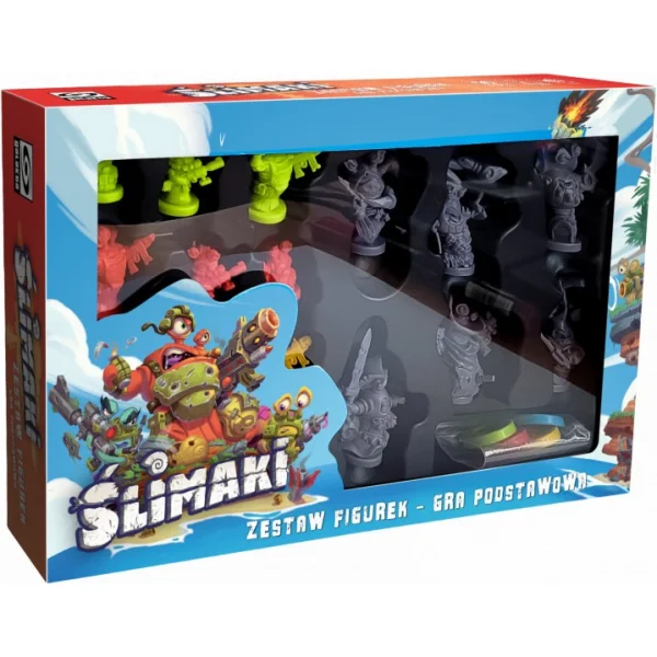 Gra planszowa Ślimaki: Zestaw figurek - Muszle w ogniu - aktualna promocja i cena
