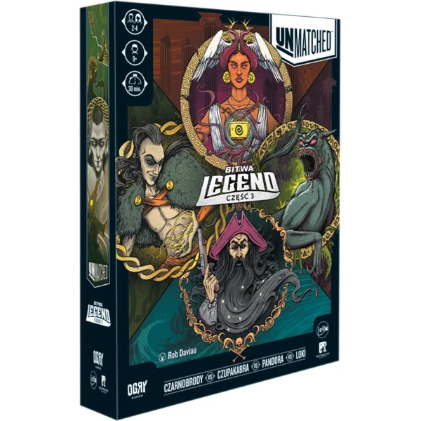 Gra planszowa Unmatched: Bruk i Mgła - aktualna promocja i cena